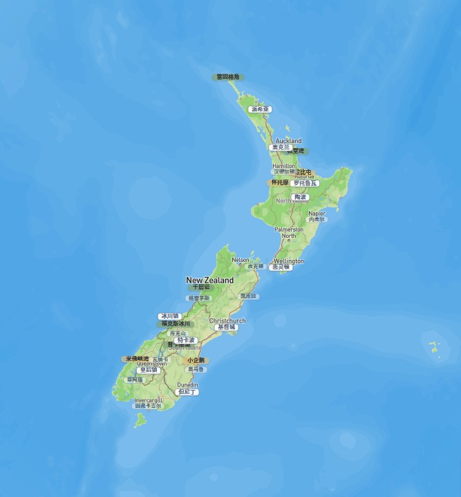 New Zealand Map